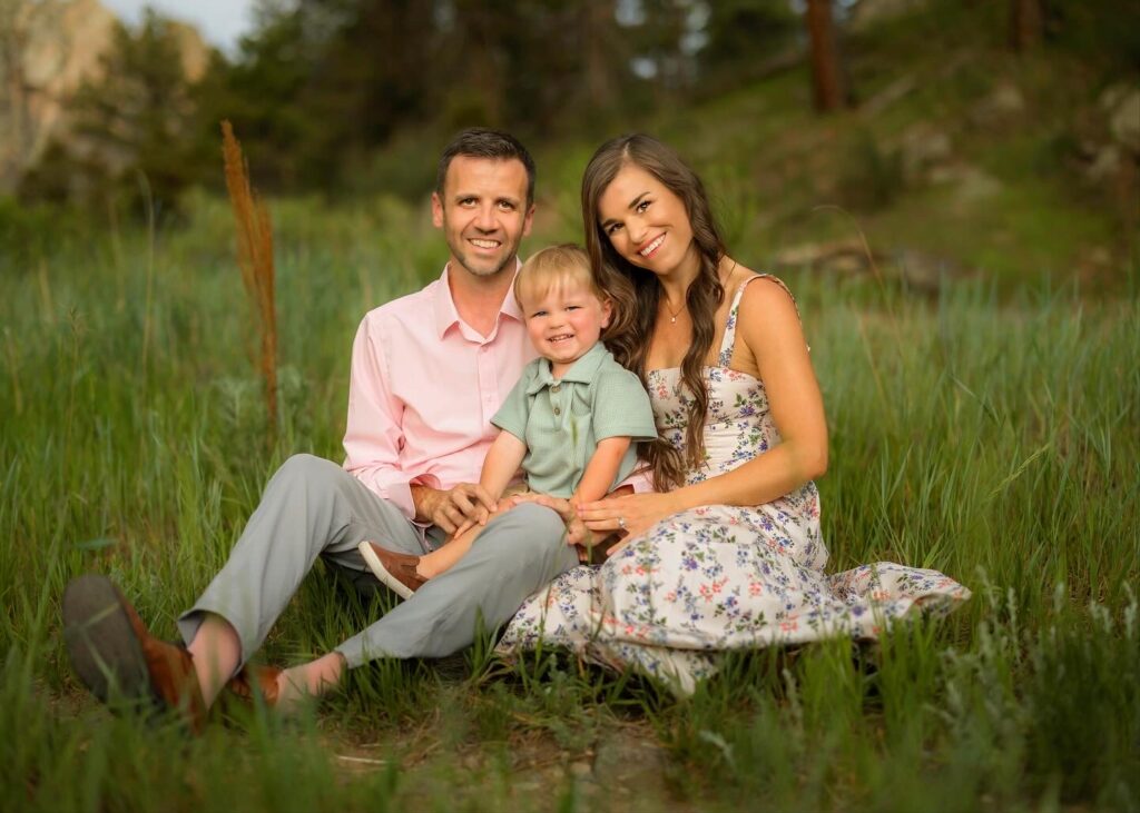 About Us Owner of Seasons Home Solutions, Brandon Mcgaughey with his family